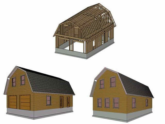 mirrasheds: shed plans two story