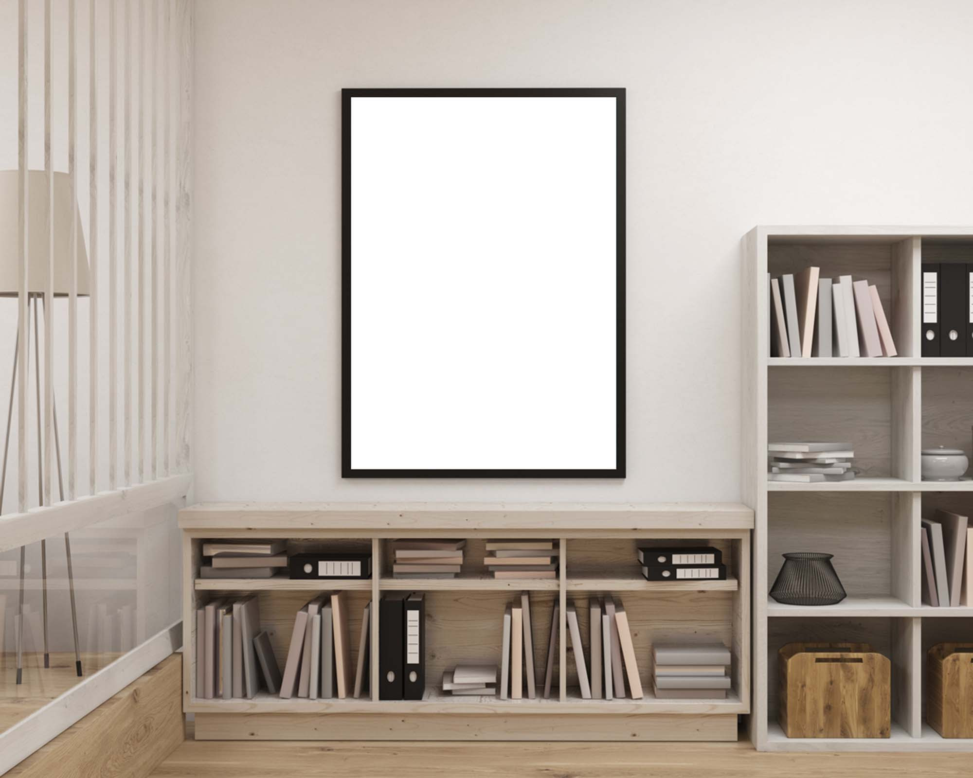 Download Free Interior Poster Mockup Psd