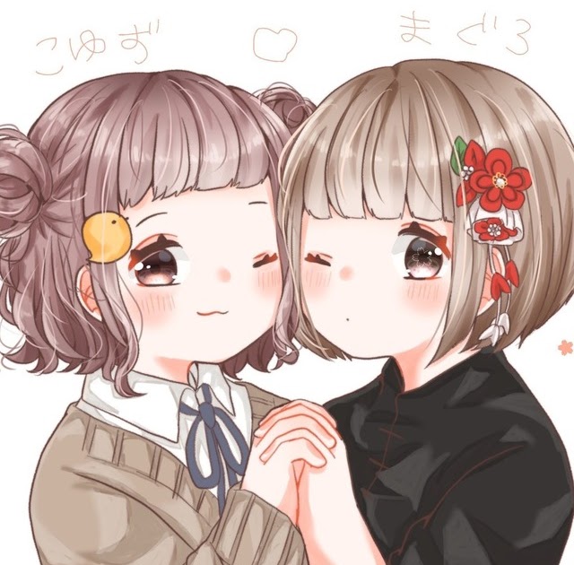 100以上 イラスト ペア 画 キャラクター