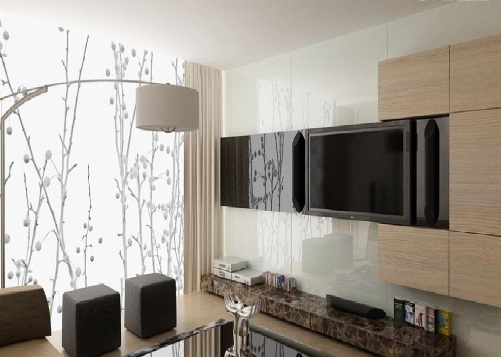 Motif Keramik  Dinding  Ruang  Tamu  Interior Rumah 2996