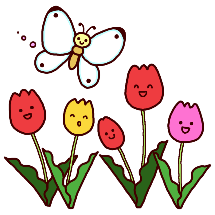 美しい花の画像 ぜいたくイラスト 春 無料