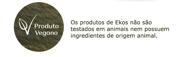 Os produtos de Ekos não são testados em animais nem possuem ingredientes de origem animal.