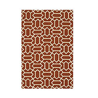 Indoor/ Outdoor Capri Rust Rug