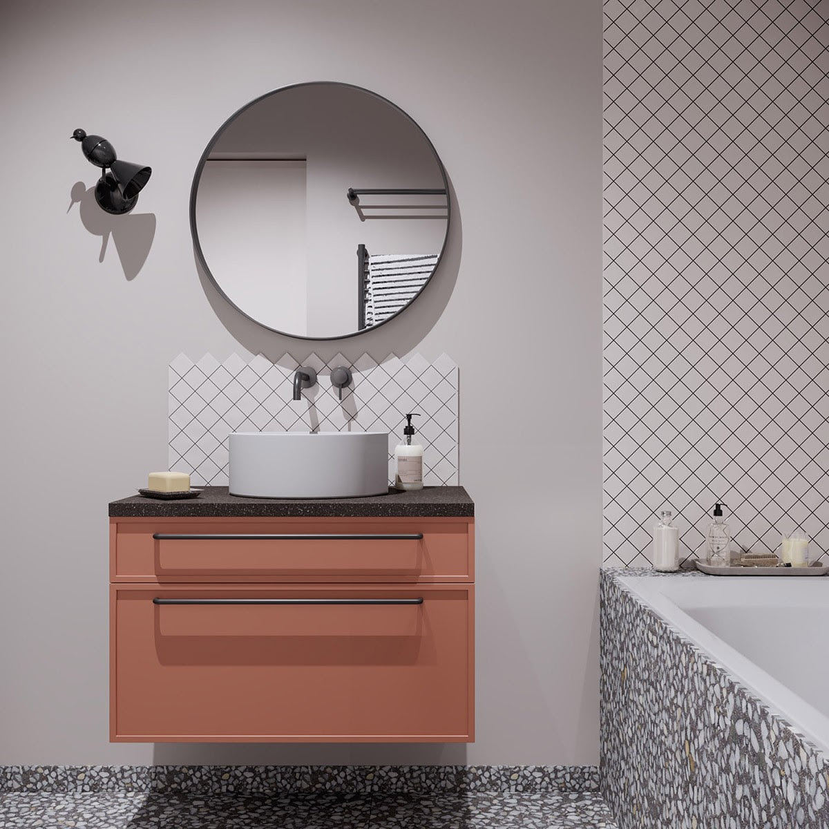 Maybe you would like to learn more about one of these? Diamond Shape Tiles Interior Design Ideas