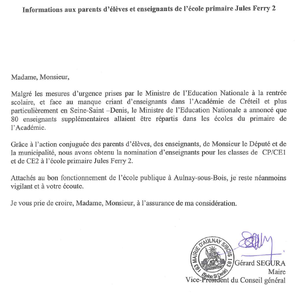 Réponse à Demande D'emploi Lettre  Employment Application