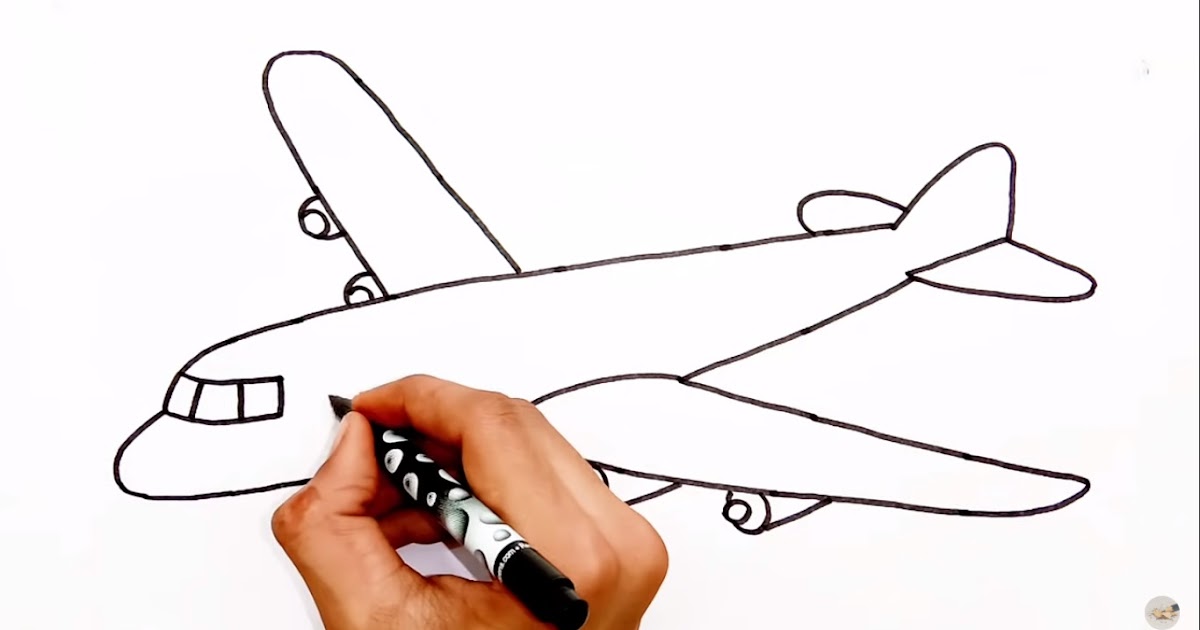  Cara Menggambar Pesawat  Menggambar  Pesawat  Jatuh Cara  