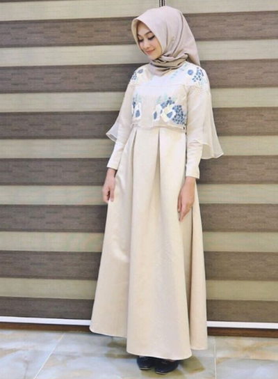  Baju  Gamis Elegan  Tapi  Simple BAJUKU