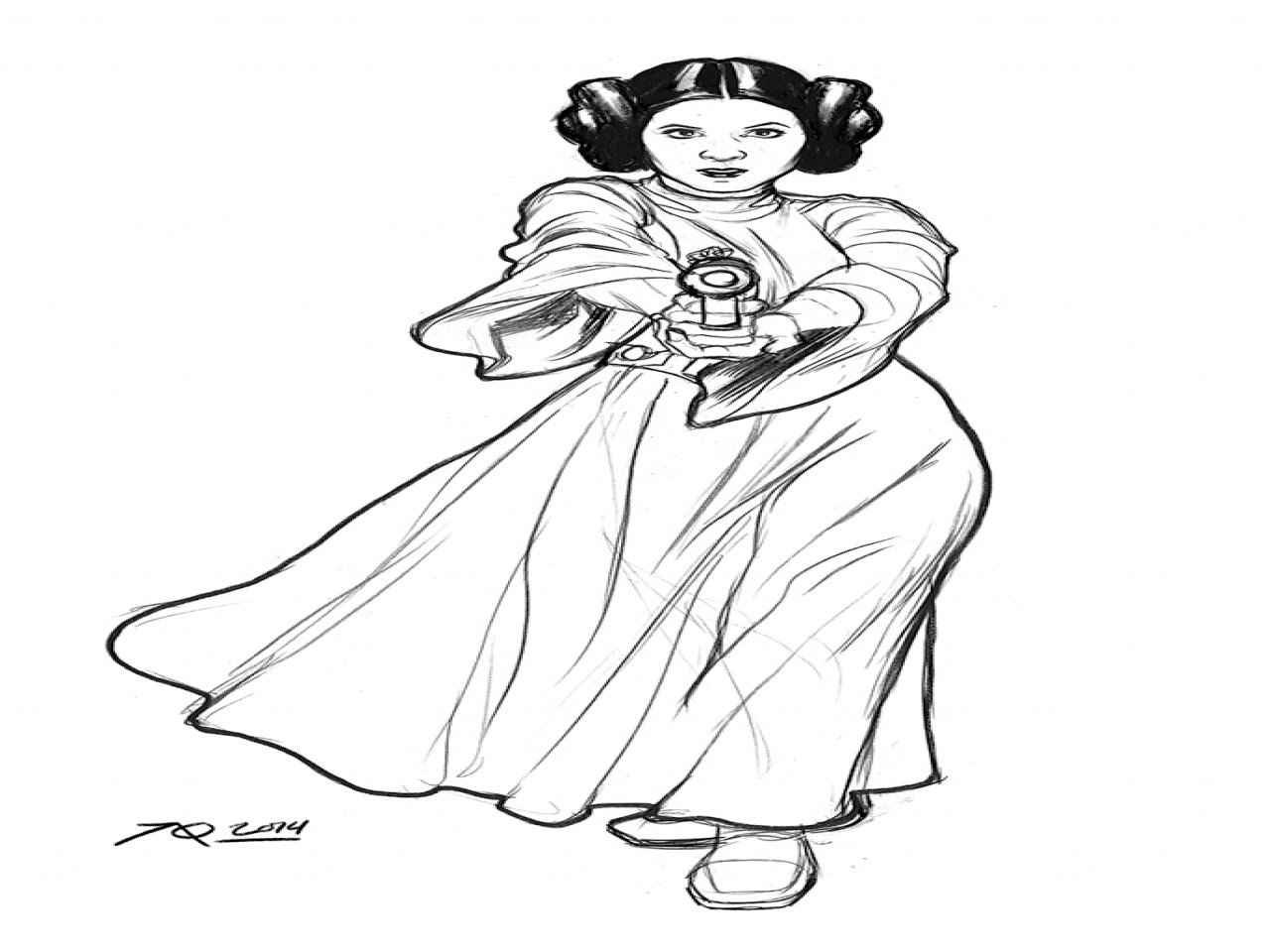 Star Wars Coloring Pages Leia Coloring And Drawing