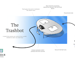 TrashBot trash collecting robot by students at Cambridge