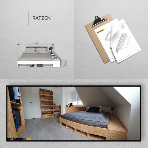 Mit dieser anleitung ist es kinderleicht und an einem nachmittag wenn du ein höheres bett bauen möchtest, beachte, dass es ab einer gewissen beinlänge wacklig. Bett Selber Bauen Endlich Richtig Geld Im Schlaf Sparen My Bauplan Com