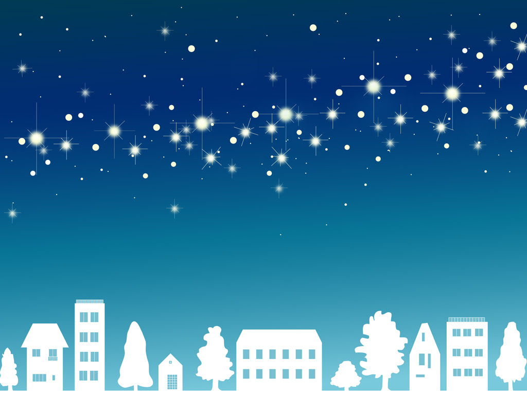 最高の無料イラスト トップ100 夜空 夜景 イラスト フリー