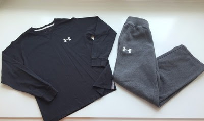 Cheap Price New listing UNDER ARMOUR Lot 2 Boys Medium Rival Pants  Charged Cotton T Shirt ls YMD