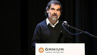 Jordi Cuixart durant una intervenció en una assemblea d'Òmnium (ACN)