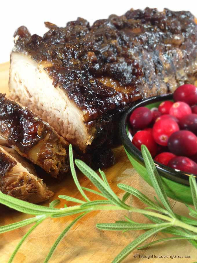 Pour over the cranberry mixture. Slow Cooker Cranberry Crusted Dijon Pork Roast Recipe Through Her Looking Glass