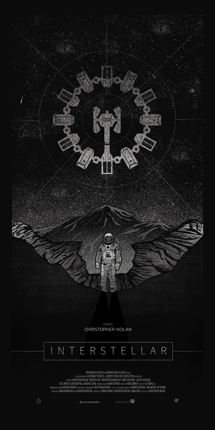 A group of explorers make use of a newly discovered wormhole to surpass the limitations on human space travel and conquer the vast distances involved in an interstellar voyage. Interstellar Poster 2 Kunstplakate Autrement Dit Antiquitaten Kunst