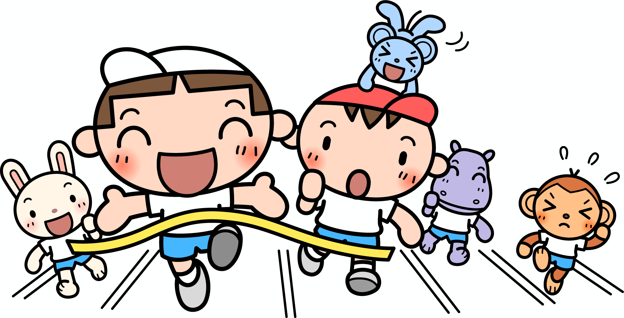 50 運動会 かけっこ イラスト かわいいフリー素材集 いらすとや