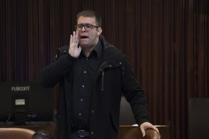 MK Oren Hazan in the Knesset