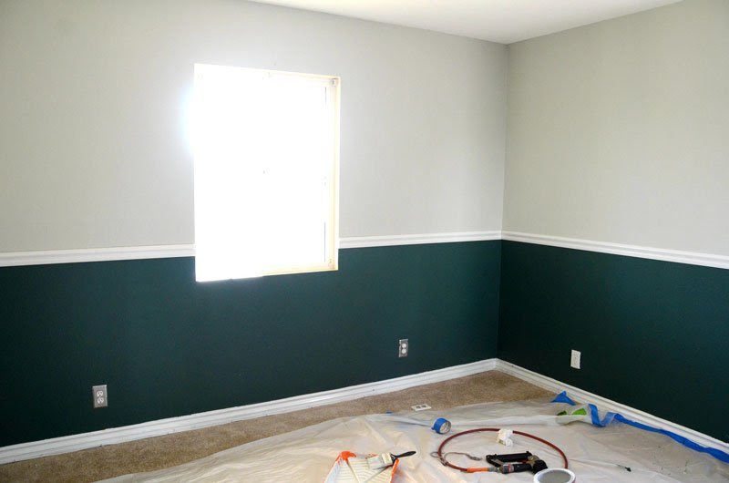 We are trying to finish up the nursery before the baby arrives.lofty plans, lol. Mr Kate Diy Chair Rail Moulding