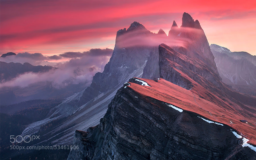 The Red Barrier by Max Rive on 500px