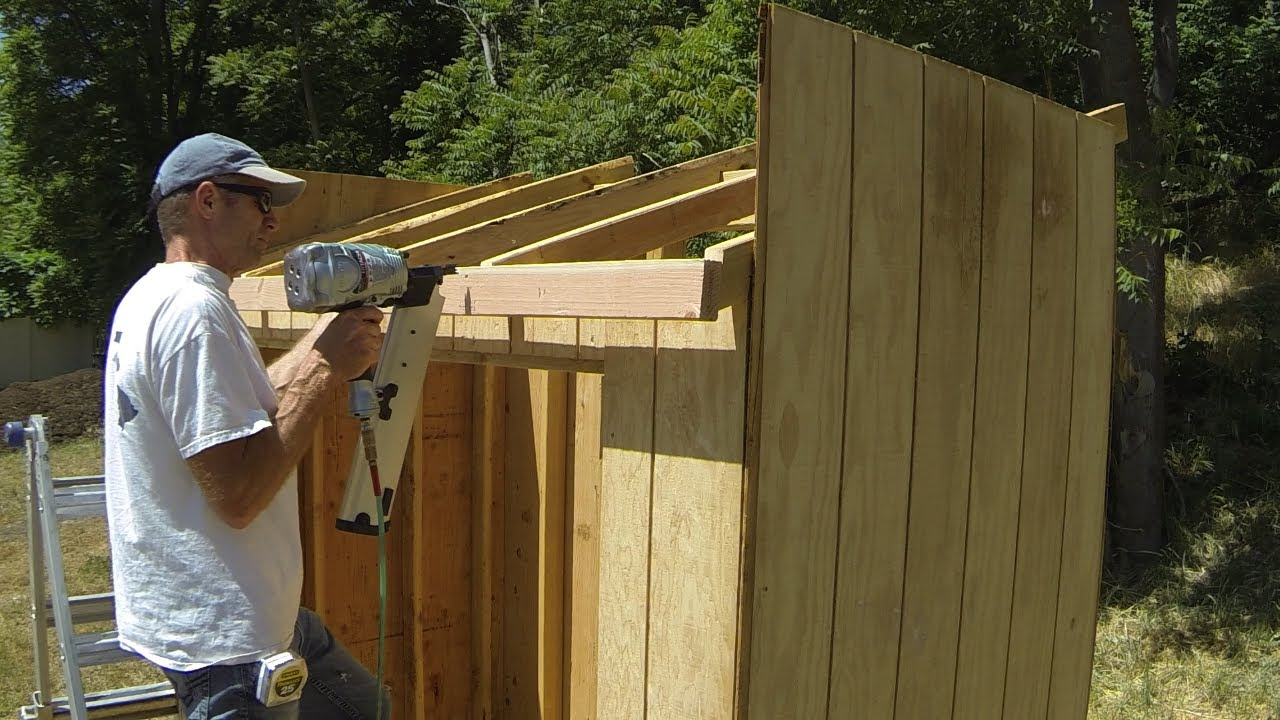Bekkers: Plan for lean to shed