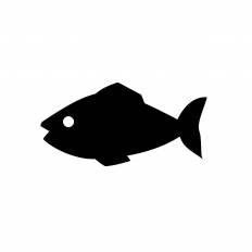 美しい花の画像 ぜいたく魚 シルエット イラスト