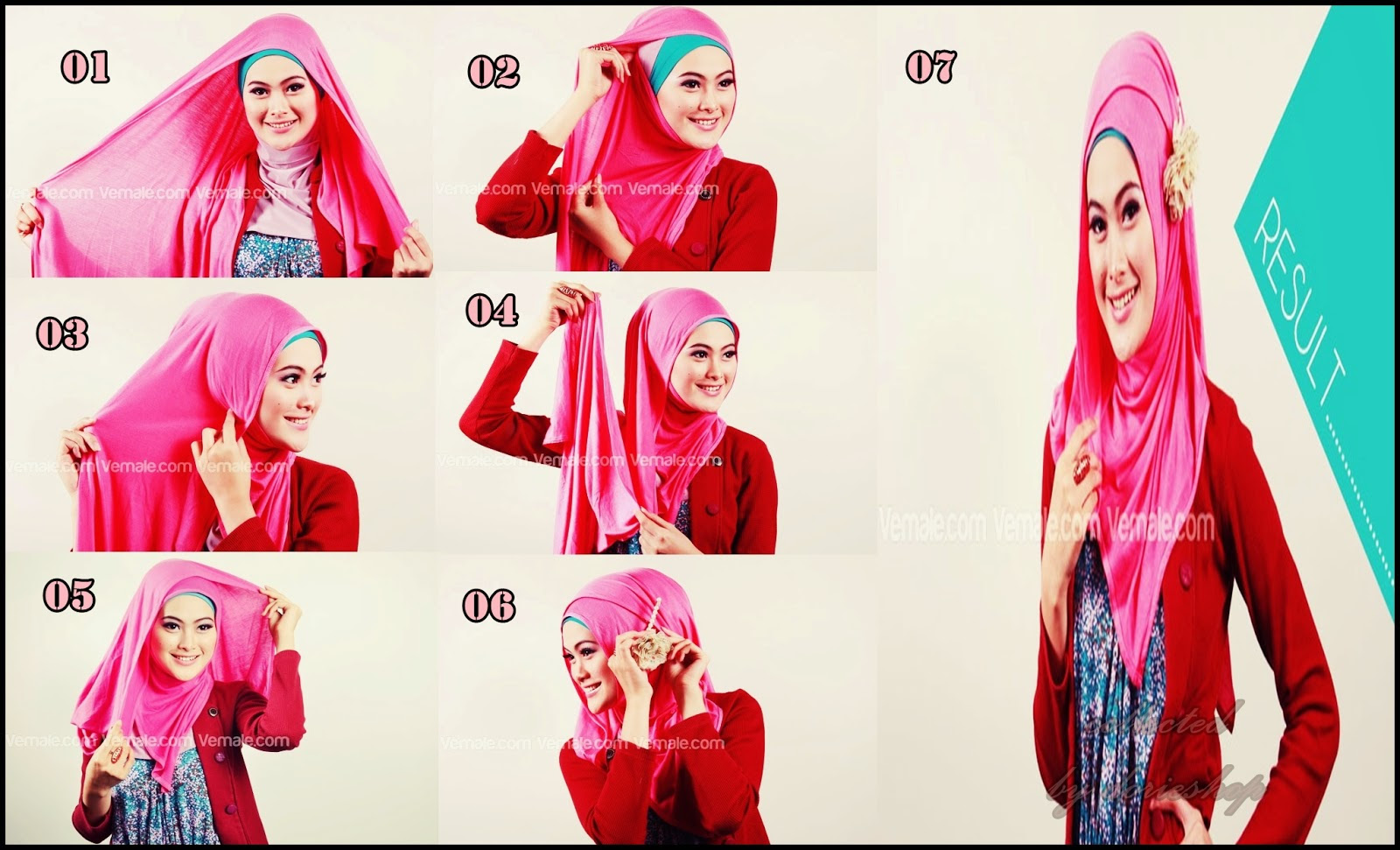 Cara Memakai Hijab Laudya Chintya Bella Tutorial Hijab