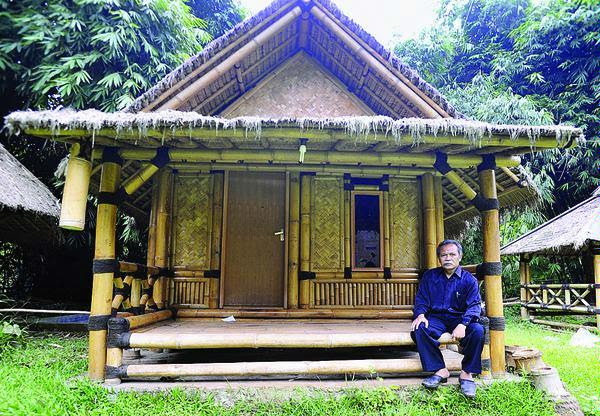 Rumah  Bambu Bongkar  Pasang  Dwiyokos