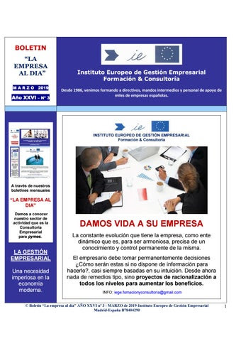 The cover of la_empresa_al_dia--marzo__2019