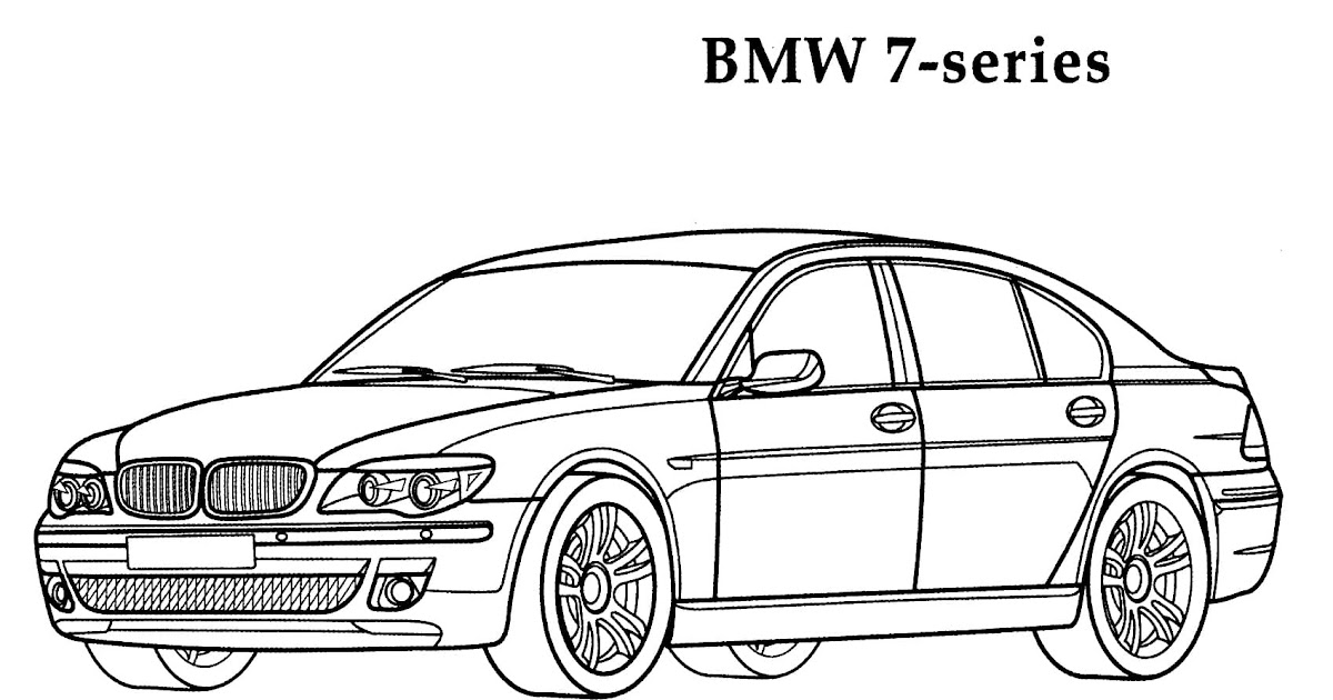 Ausmalbilder Bmw M$ - bmw m6 coloring page luxury car coloring