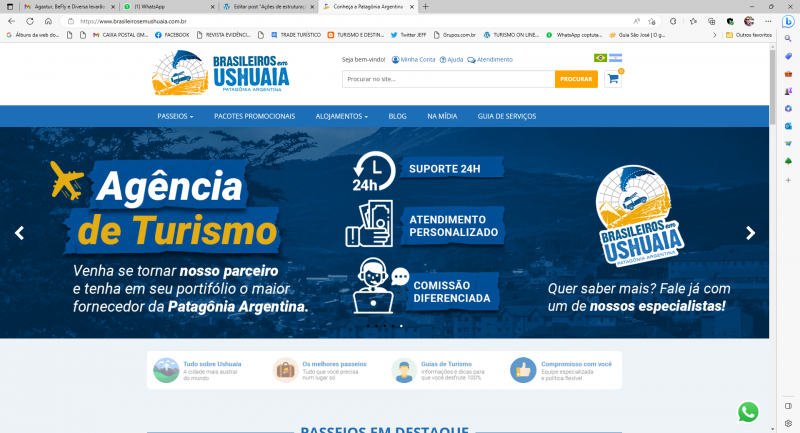 Ações de estruturação do Turismo e de inteligência de mercado