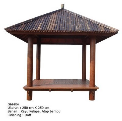 GAZEBO KAYUWOODEN GAZEBOGazebo MinimalisGazebo