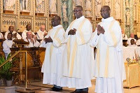 Ordinations au diaconat permanent - Pierre Bercy, Max-André Dorcéus et Luc Ouédraogo