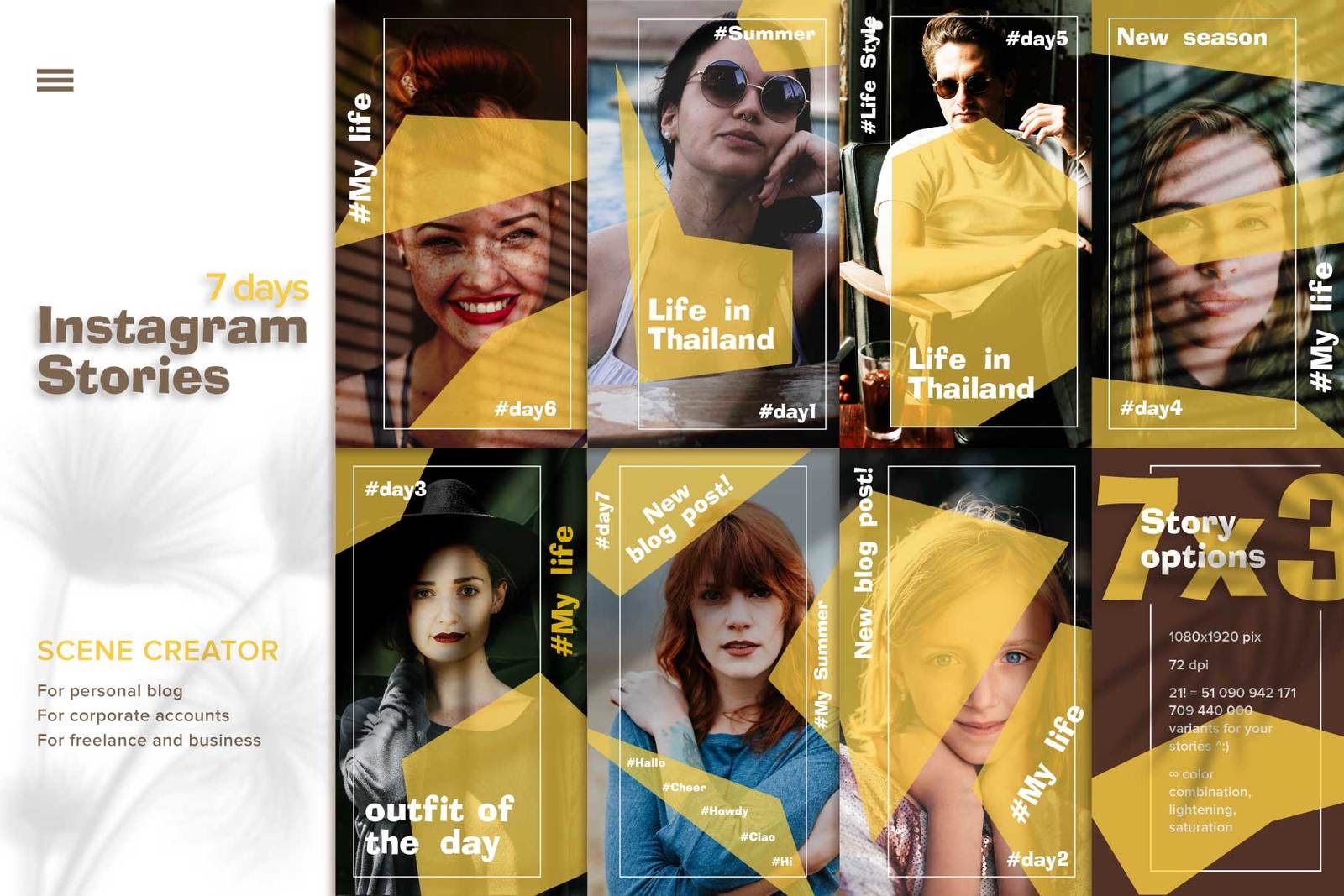 Download Instagram Story Question Mockup