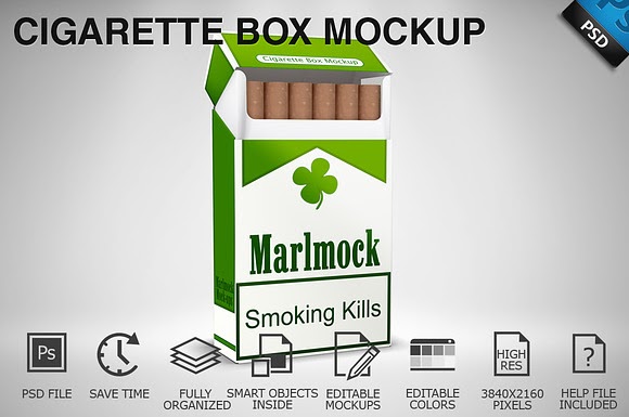 Download Download Cigarette Box Mockup 02 - Download Free Product MockupsCigarette Box Mockup 02 ...