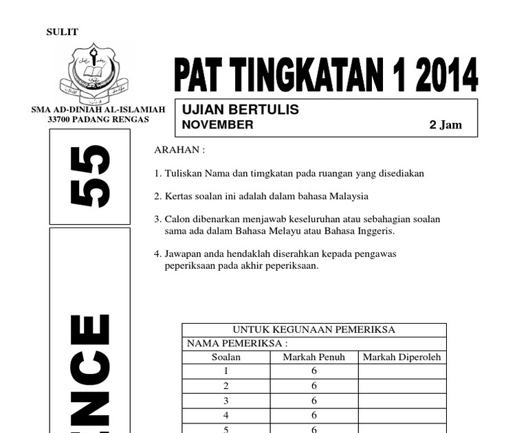 Soalan Sains Tingkatan 4 - Viral Blog 0