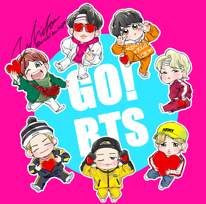 ベスト ちびキャラ Bts 可愛い イラスト 赤ちゃん 34