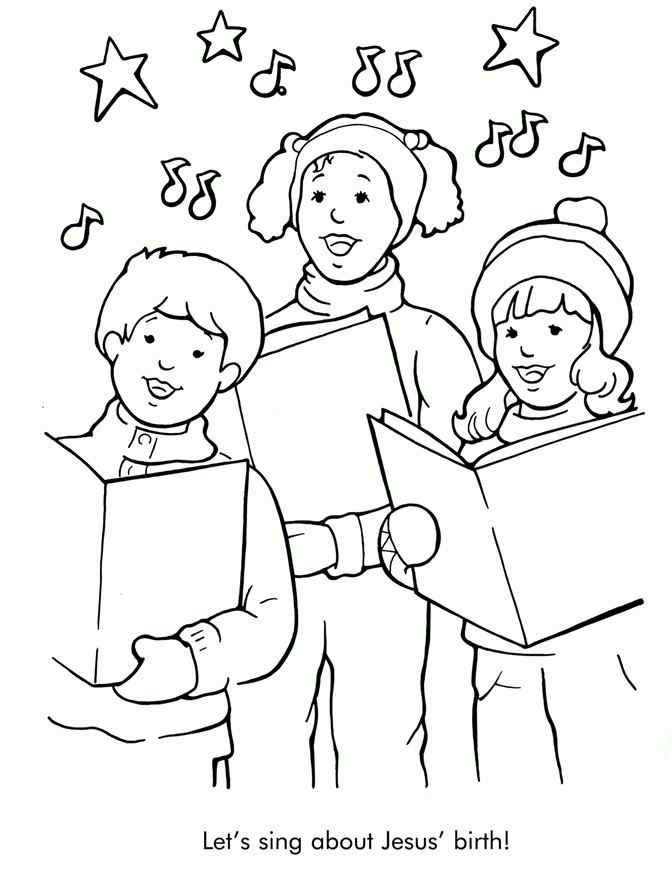 jesus birth coloring pages for kids