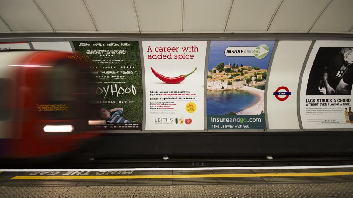 Leiths ad campaign on London Underground