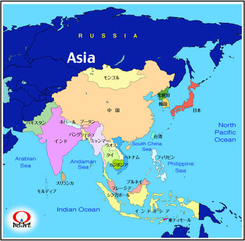 ここからダウンロード アジア 地図 画像 Joko Pekok