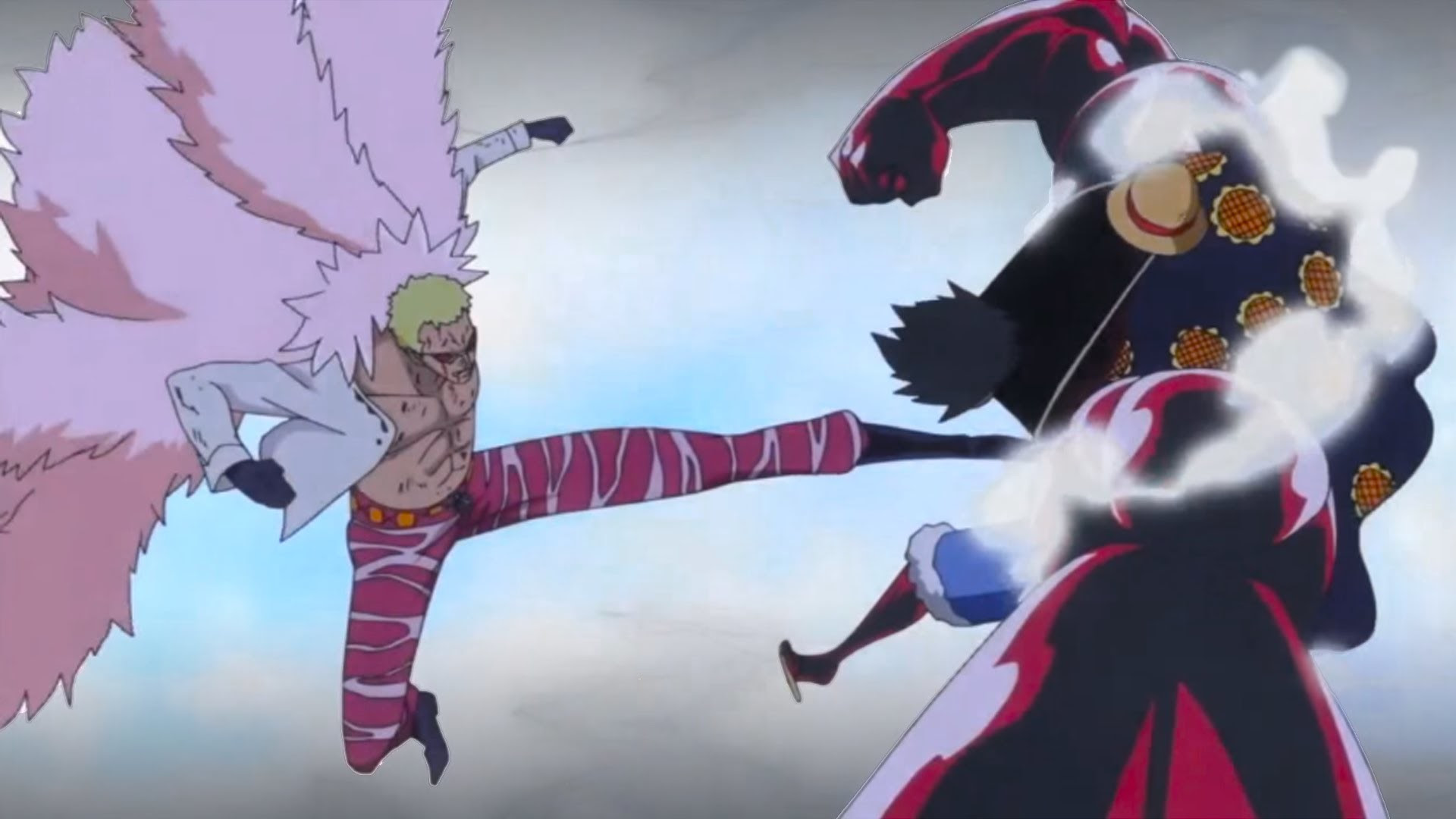 One Piece Wallpaper One Piece Luffy Gear 4 Vs Doflamingo
