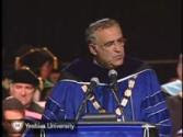 President Richard Joel at YU Commencement.