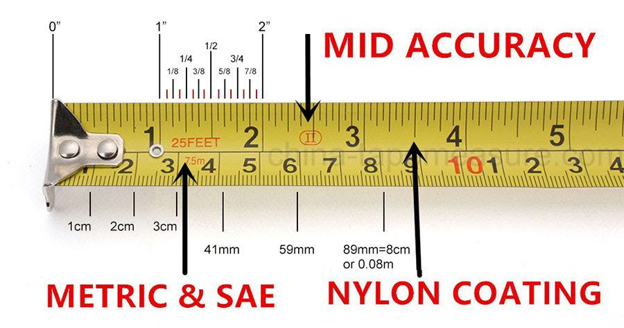 First select the increment you wish to. How To Read A Steel Measuring Tape China Tape Measure Wholesaler Factory