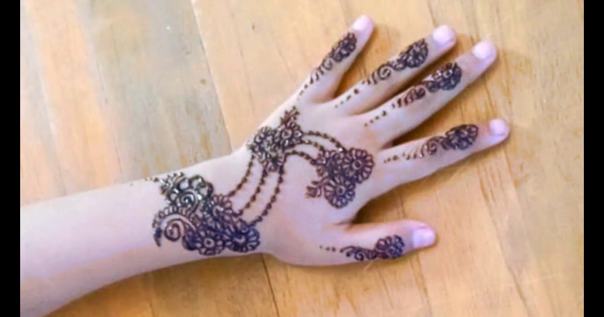 25 Trend Terbaru Motif Henna  Art Henna  Tangan  Simple Dan 