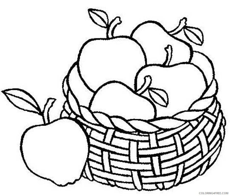 noddy and apples in basket coloring picture  coloring and
