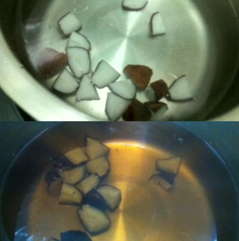 Tentu saja anda harus mengkupas dan mencucinya terlebih dahulu, ya setelah itu rebus di sebuah panci dan tambahkan 3 gelas air putih dan biarkan mendidih atau berwarna cokelat dan air di panci tersisa sekitar setengah. Sudah Lama Berkahwin Tetapi Belum Dikurniakan Cahaya Mata Cuba Amalkan Petua Buah Zuriat Rahsia Rumahtangga