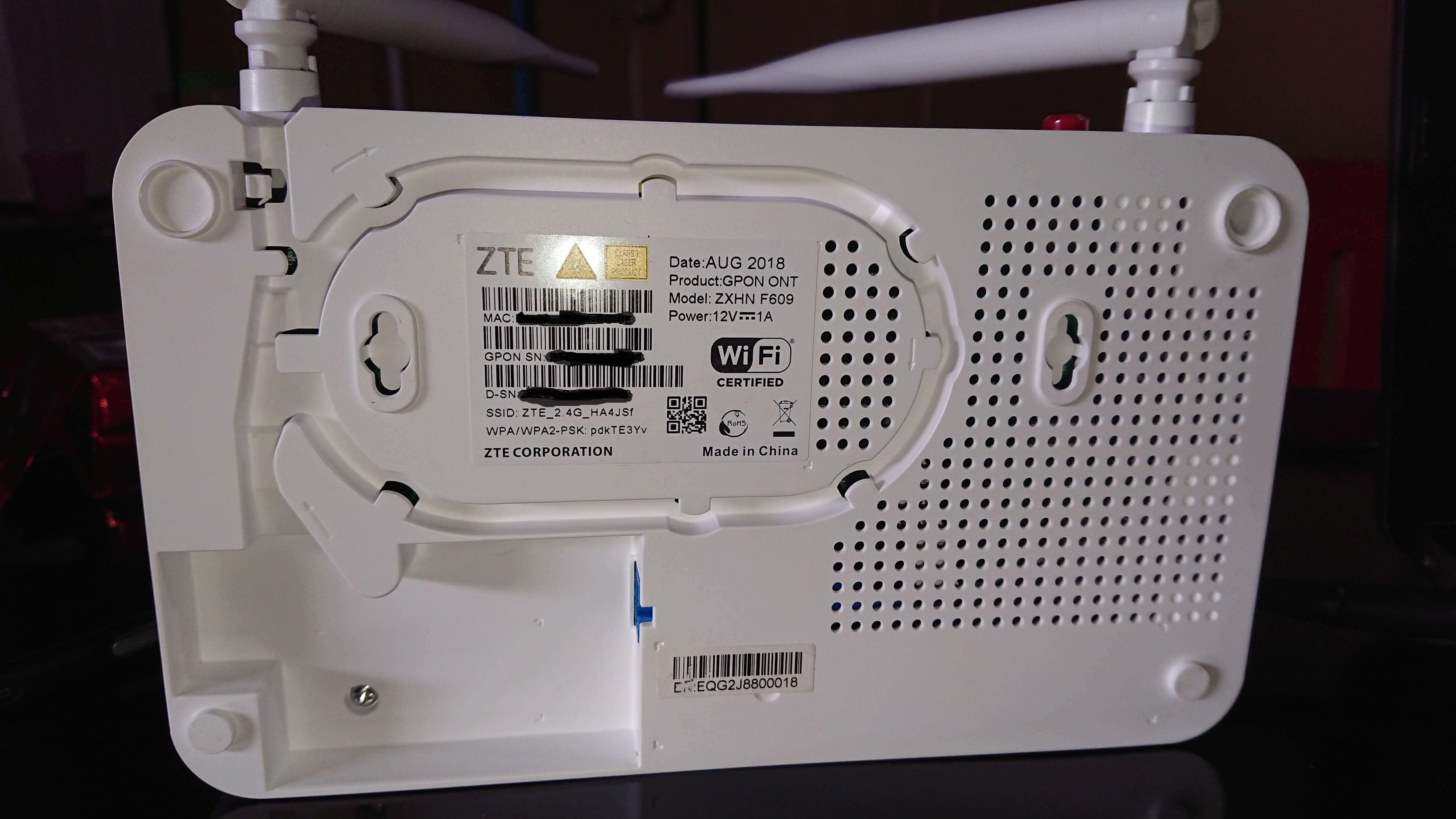 Zte F609 Password Default / Cara melihat Password Admin Modem ZTE F609 Dengan Metode ...