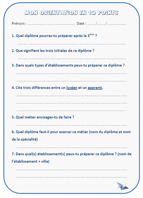 3ème prépa métier lettre de motivation