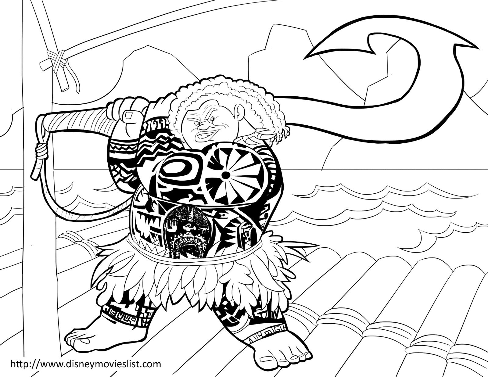 Print out the images you like and plunge into the amazing atmosphere of a fairy tale that will not leave anyone indifferent. Moana Coloring Pages