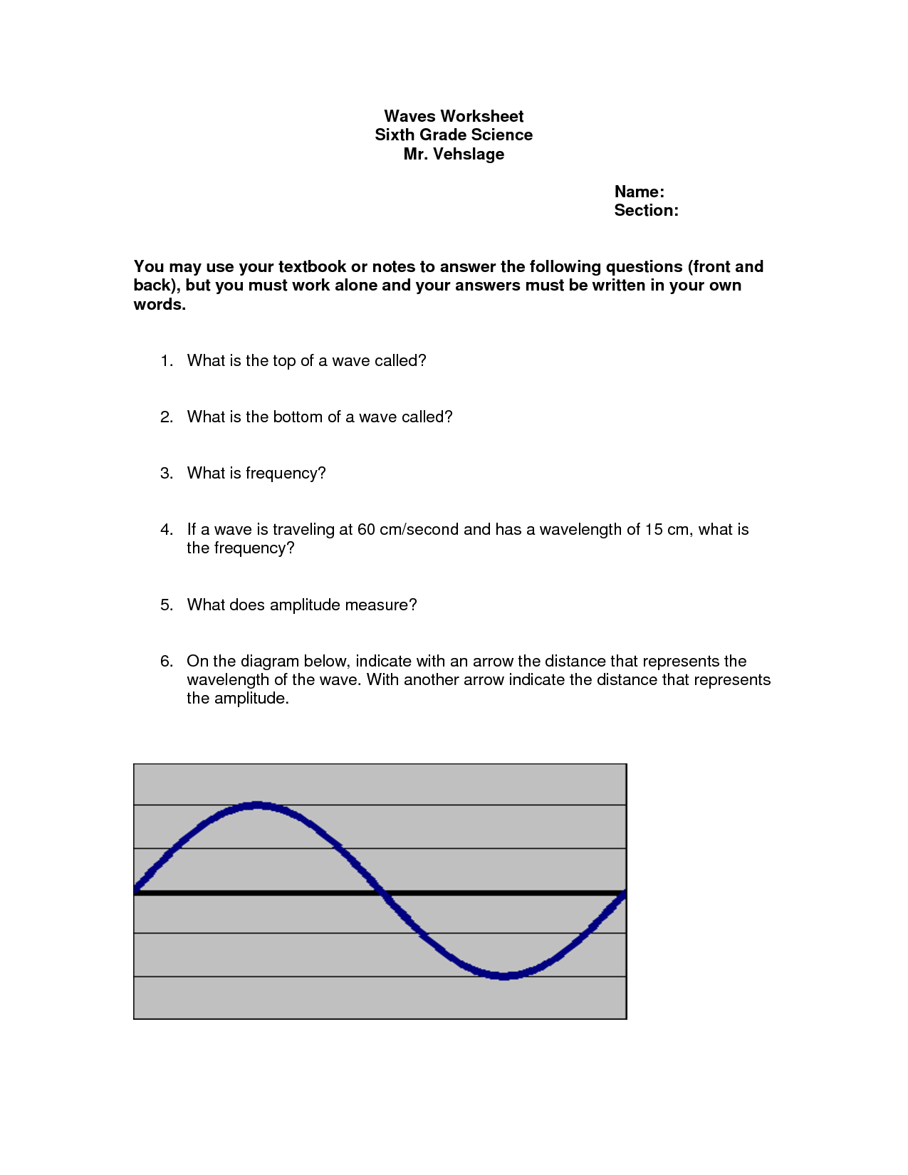 Waves And Sound Worksheet Answer Key : 16 Best Images of Wave Equations