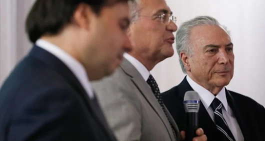 Temer, Renan e Rodrigo Maia darão entrevista sobre pauta do Congresso